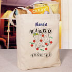 Bingo Buddies Personalized Canvas Tote Bag